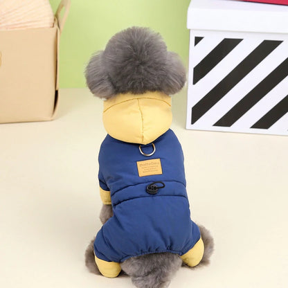 Thicken Warm Dog Jumpsuit Winter Dogs Clothes