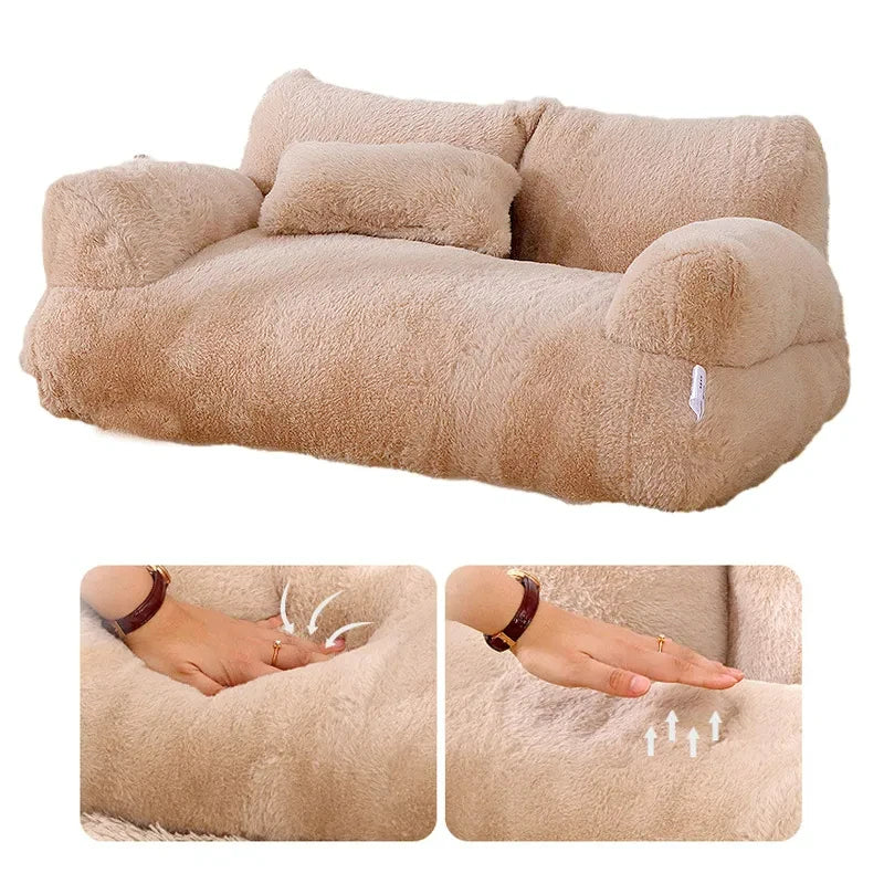 Luxury Sofa Warm Pet Bed for Small Medium Dogs Cats