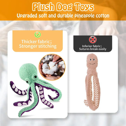 Octopus Plush Pet Toy