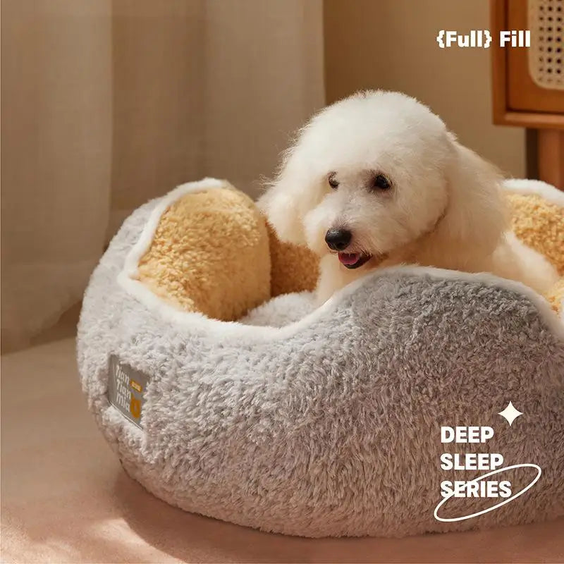 Soft Long Plush Best Pet Dog / Cat Bed