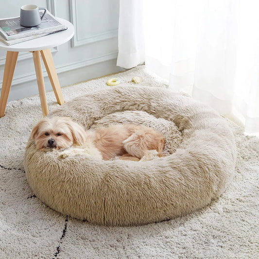 Soft Long Plush Best Pet Dog / Cat Bed